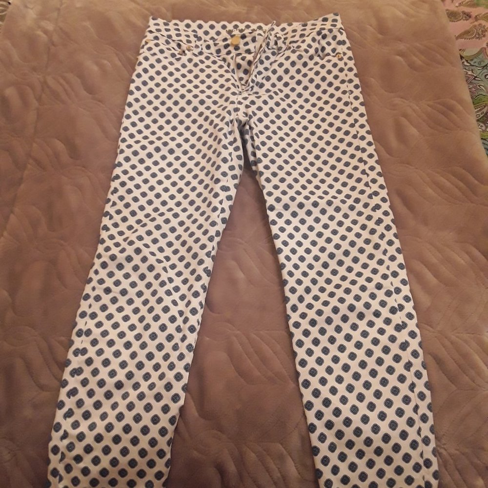 Microprint slim pant